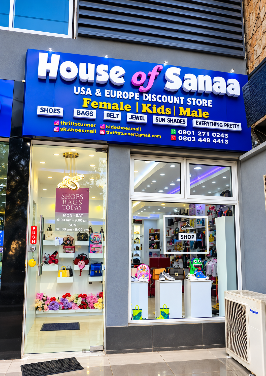 House of Sana showroom in Ojodu