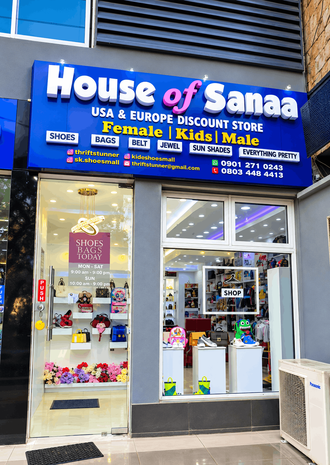 House of Sana showroom in Ojodu